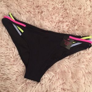 NWT Victoria's Secret SIZE S Black Cheekini Bottom